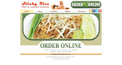 Desktop Screenshot of ithacastickyrice.com